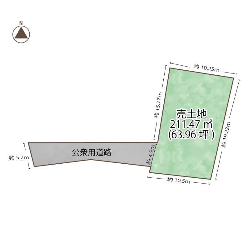 【売土地】石巻市 渡波字下榎壇　住宅用地